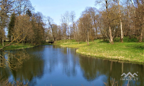 Der Wintergarten des Pliateriai-Herrenhauses in Šateikiai