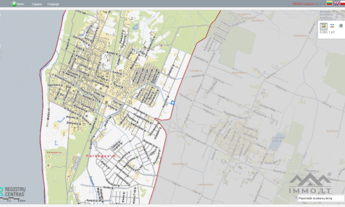 Terrain d'investissement à Palanga