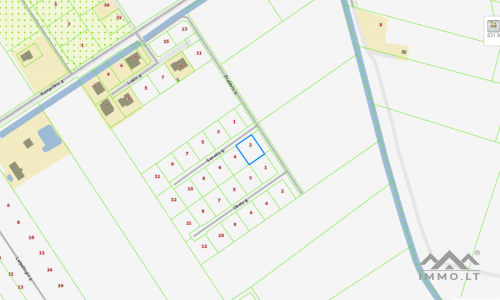 Terrain pour la construction d'une maison d'habitation