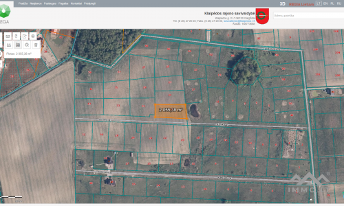 Terrain constructible à Dargužiai