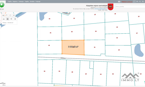 Terrain constructible près de Karklė