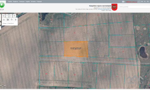 Terrain constructible près de Karklė