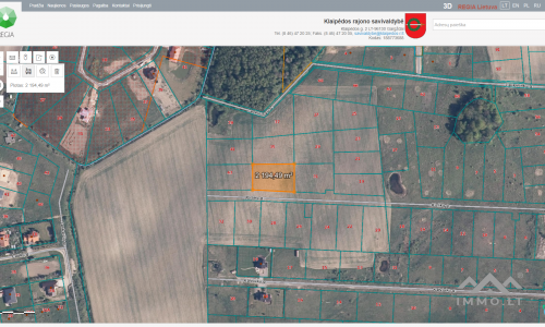 Terrain constructible près de Karklė