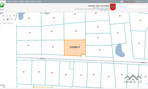 Terrain constructible à Dargužiai