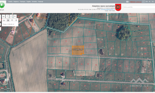 Terrain constructible à Dargužiai