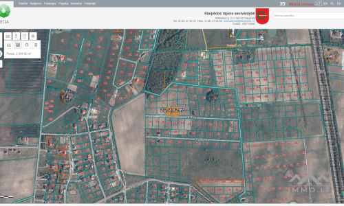 Terrain constructible à Dargužiai