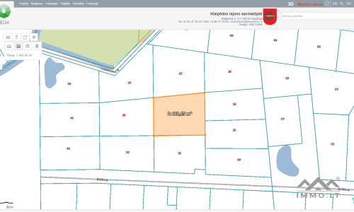 Terrain constructible près de Karklė