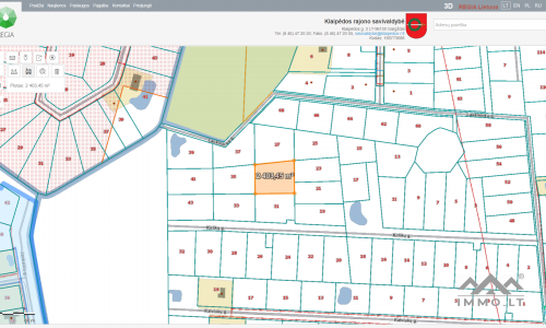 Terrain constructible près de Karklė