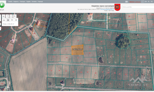 Terrain constructible près de Karklė