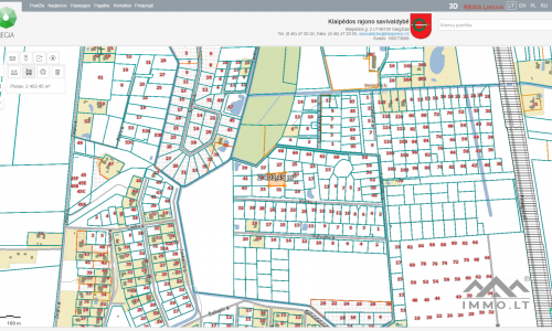 Terrain constructible près de Karklė