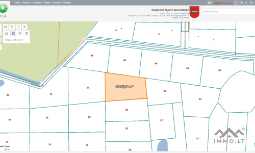 Terrain constructible près de Karklė