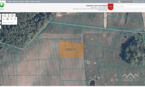 Terrain constructible près de Karklė