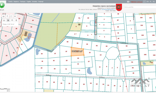 Terrain constructible près de Karklė