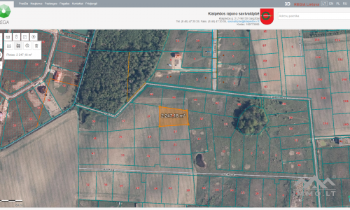 Terrain constructible près de Karklė