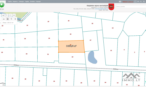 Terrain constructible près de Karklė