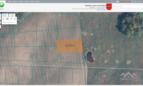 Terrain constructible près de Karklė