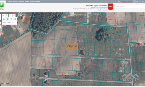 Terrain constructible près de Karklė