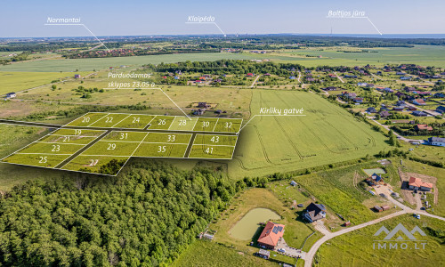 Terrain pour la construction d'une maison d'habitation