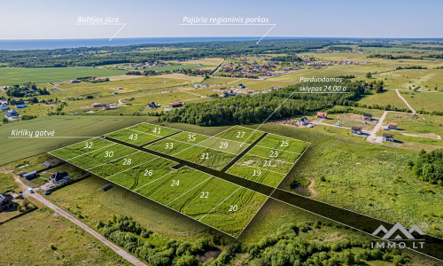 Terrain constructible près de Karklė