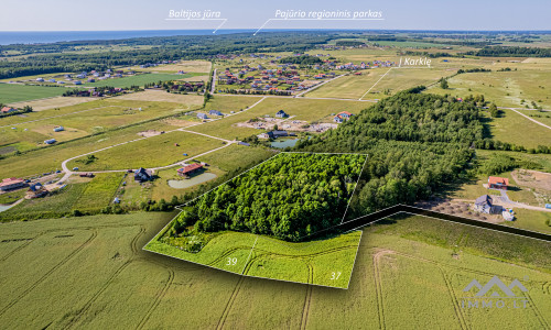 Terrain à bâtir unique avec forêt