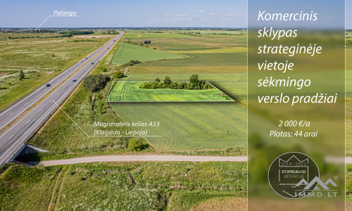 Commercial Land Plot Near Palanga