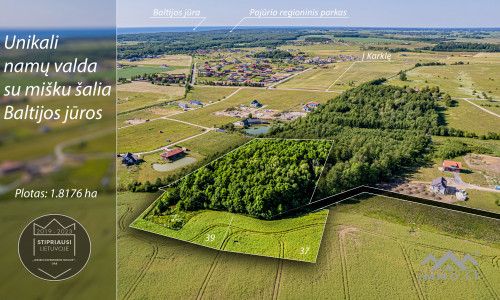 Terrain à bâtir unique avec forêt