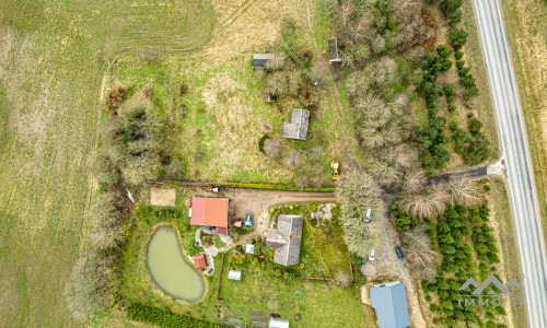 Une vieille ferme dans la commune de Rietavas