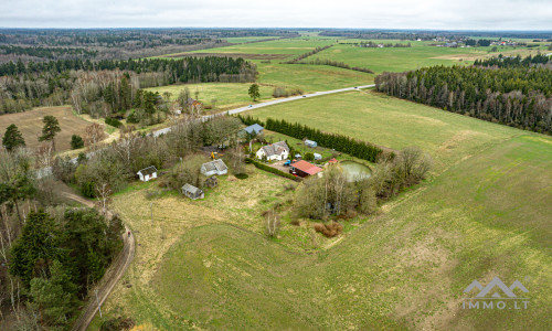 Old Homestead in Rietavas Municipality