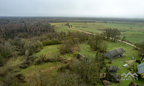 Altes Gehöft im Bezirk Klaipėda